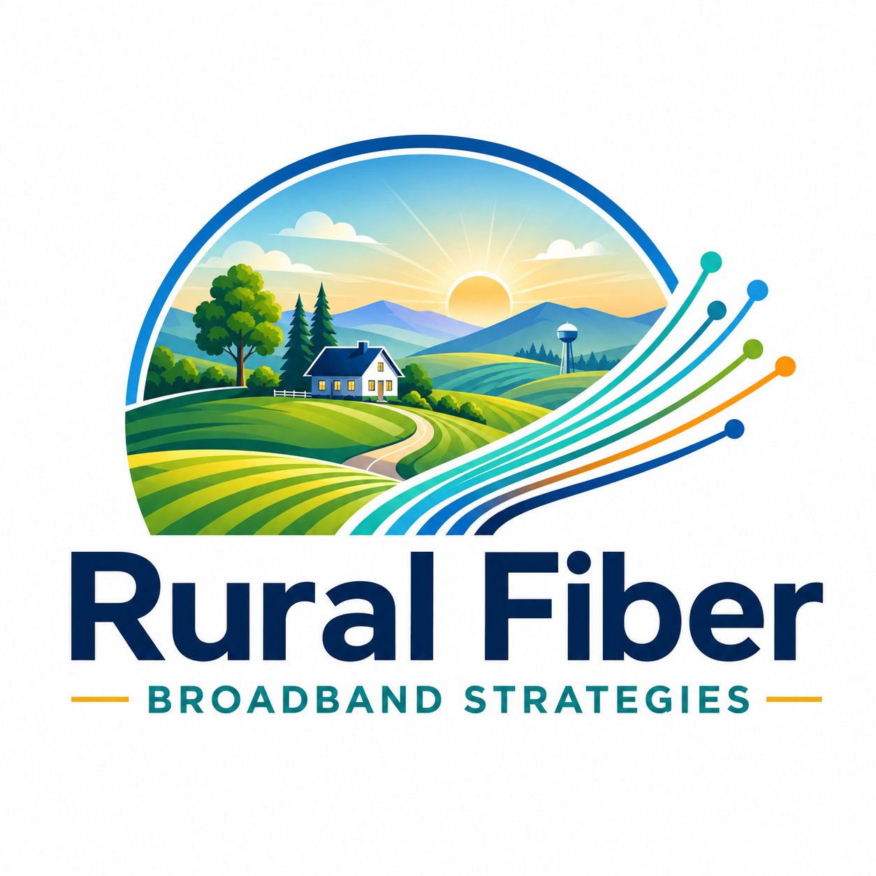 Rural Fiber Broadband Strategies logo
